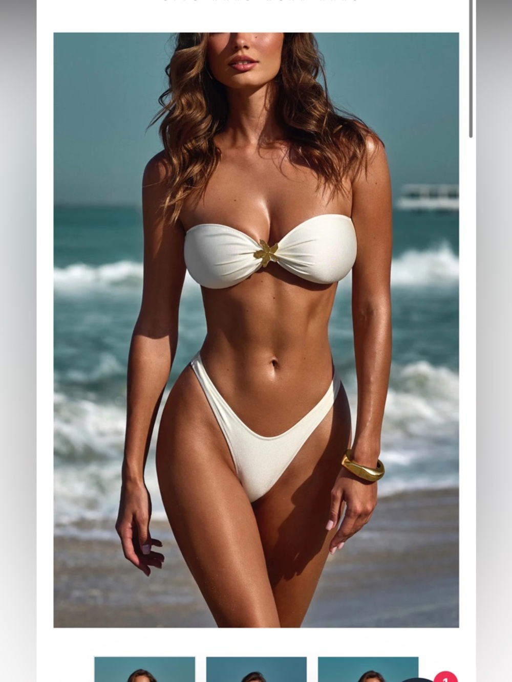 Hard Swimwear - 90S PEARL - CHEEKY BOTTOM